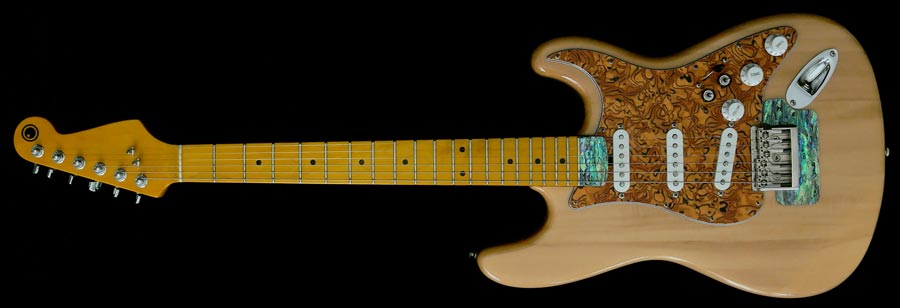 Stratocaster custom made with active electronics